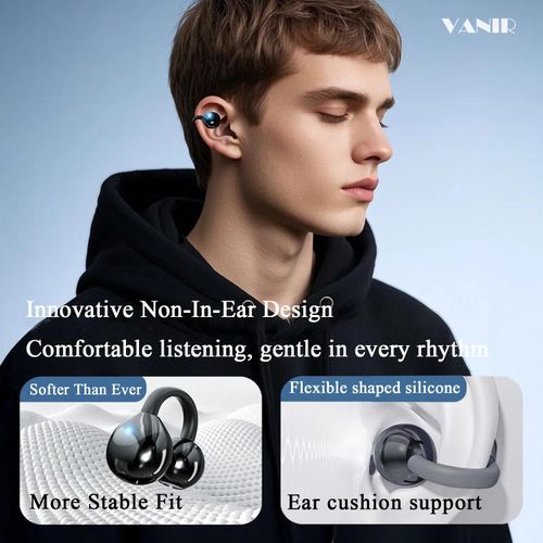 VANIR Wireless Bluetooth Earbuds, Clip-on headsets with C-shaped design, advanced audio technology, automatic left-right recognition, high-quality HiFi sound, touch control. IPX5 water-resistant Item | Buy VANIR Wireless Bluetooth Earbuds, Clip-on headsets with C-shaped design, advanced audio technology, automatic left-right recognition, high-quality HiFi sound, touch control. IPX5 water-resistant | SPOP Enterprise Global